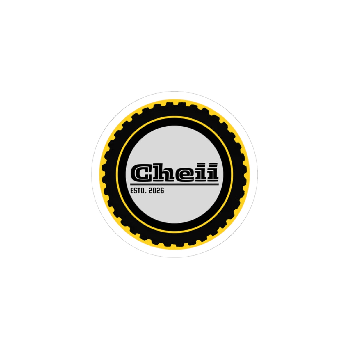 "Cheii" Sticker Logo